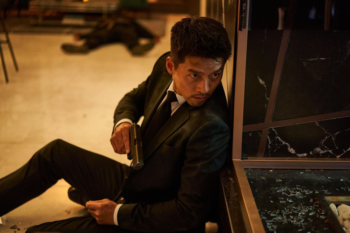 Tạo hình của Hyun Bin trong phim mới. Ảnh: CJ